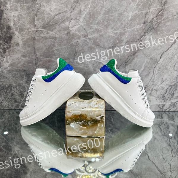 

2023 luxury sneakers casual alexander shoes tread slick chaussures high triple royal pale lace up sneaker men platform womens trainers xsd22, Black