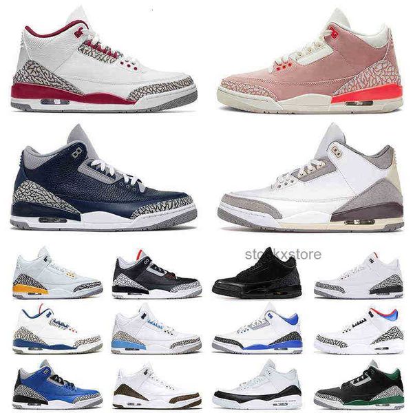 

quality high jumpman 3 3s iii mens womens basketball shoes georgetown racer blue rust pink a ma manire unc black cat cement sports sneakers
