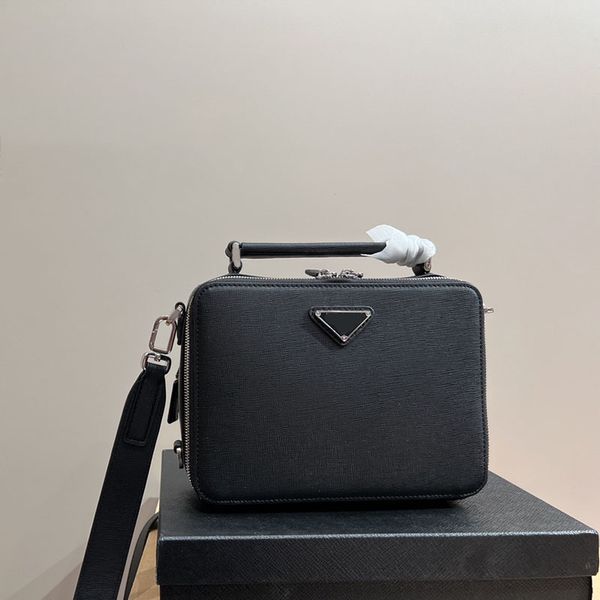 

small saffiano leather brique bag crossbody messenger bag women man camera bagtriangle purse crossbody designer fashion luxury purse handbag