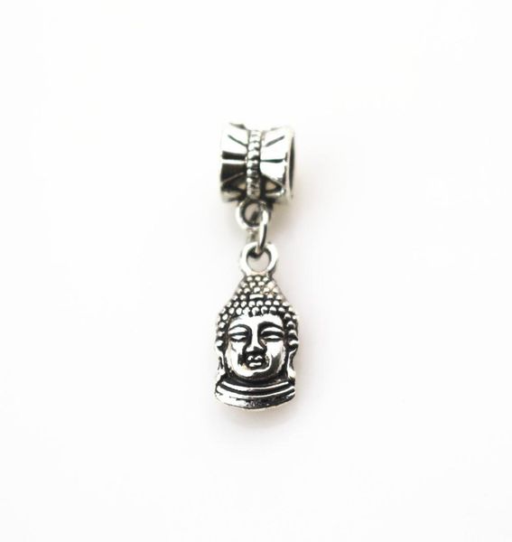 

selling 20pcslot buddha charms big hole pendant beads charm fit nacklace bracelet diy jewelry dangle charms8085800, Bronze;silver