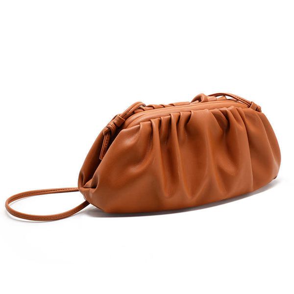

botte bag venetes pouch soft leather crossbody bag for female students simple fashionable cloud bag 6s5s