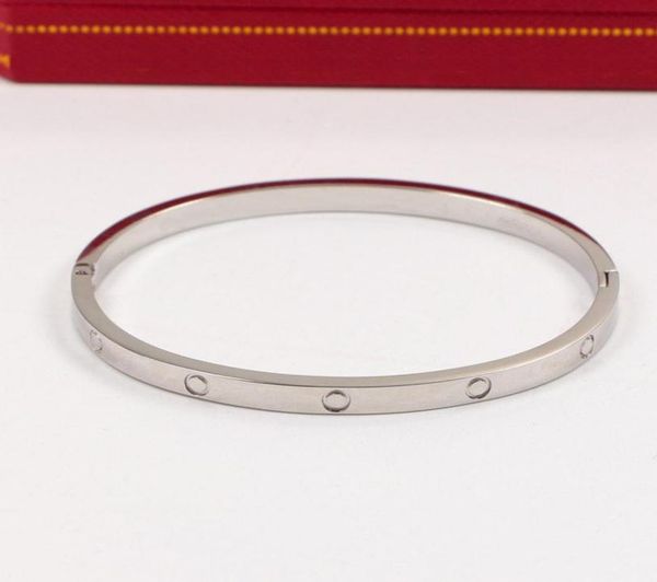 

love bracelet designer jewelry bangle stainless steel luxury buckle jewelrys christening bangle women mens brand cart necklace bra3164396, Black