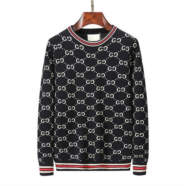 

2023 the latest autumn clothes with luxury fabric fashion brand pure cotton warm men's trend loose long-sleeved tide -xxxlb15, White;black