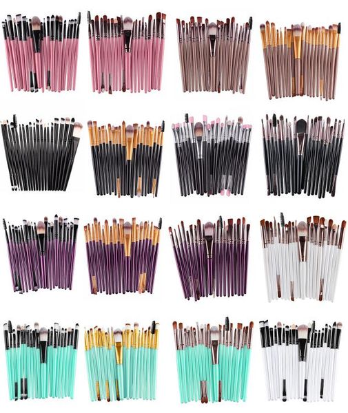 

20pcsset professional eyebrow makeup brush eyeshadow beauty cosmetics foundation powder brush kit face lip blending brush tools6993144