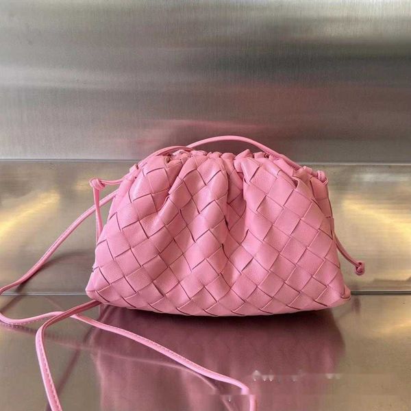 

designer bag venetas bag woven cloud bag sheepskin skin handmade woven dumpling bag oblique cross women's bag cloud pouch zr52