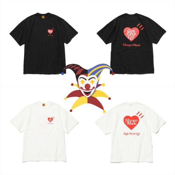 

mens tshirts artificial grils dont gry tshirt 1 quality heart print super large hip hop 230720, White;black
