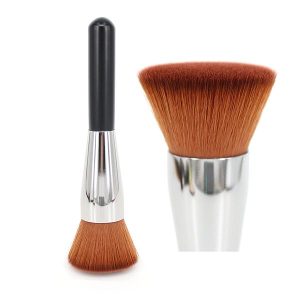 

professional full coverage face brush flat kabuki makeup brush powder foundation liquid primer blusher blending buffing beauty4490551