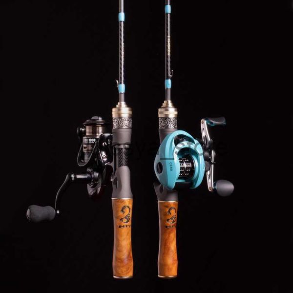 

boat fishing rods ultra-light fishing rod carbon fiber spinning/casting lure pole bait wt 1.5-9g line wt 3-6lb wood handle fast trout fishin