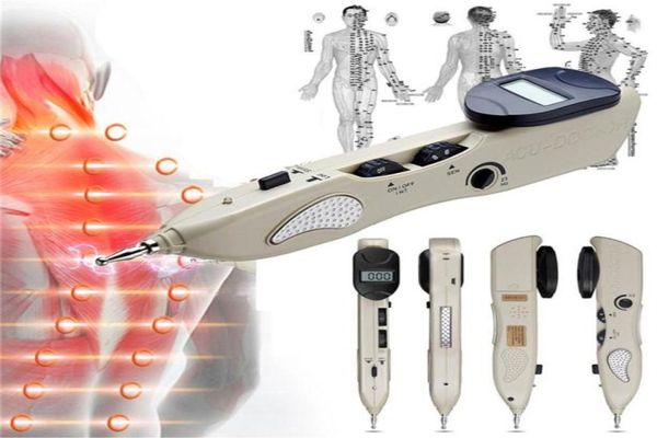 

health care electric meridian acupuncture point pen automatic meridan detector diagnosis acupunture stimulation massage device for1678375