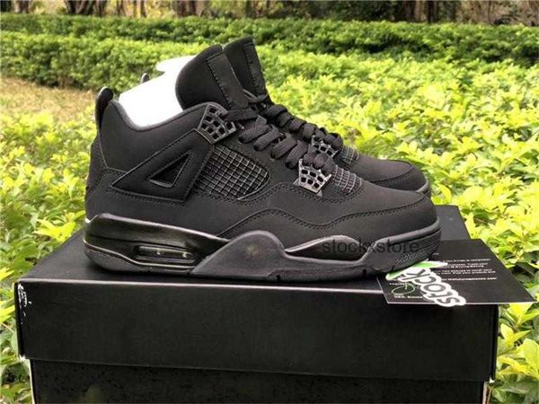 

2020 release 4 black cat outdoor shoes men black light graphite 4s jumpman athletic sports authentic sneakers with original box