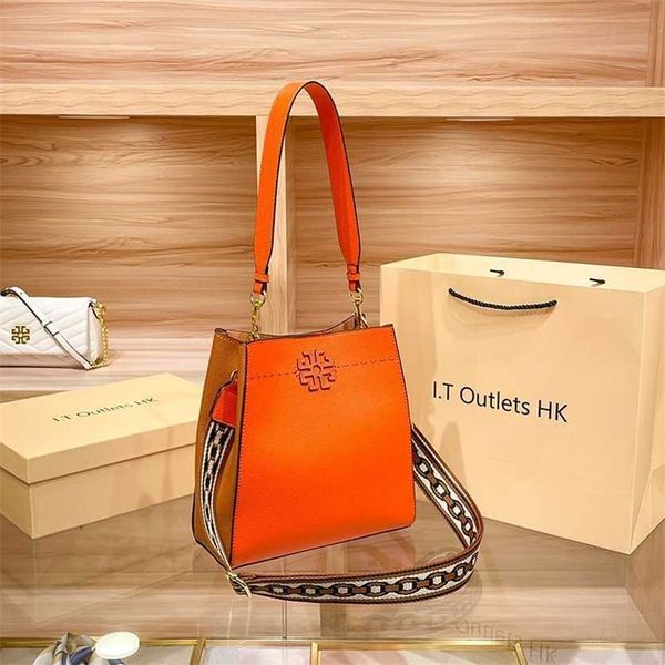

65% off 2023 new bagdesigner hong kong's tody brunt tb genuine women's bag new fashion bucket cross shoulder small bag