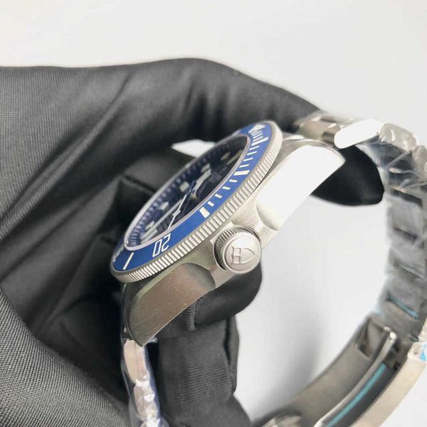 

superclone pelagos watch for men mechanical movement wristwatches 25m8 titanium bezel sapphire mirror jason007 uhr montre de luxe with box, Slivery;brown