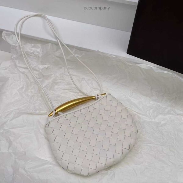 

women's designer leather sardine bag woven handbag genuine versatile advanced 2023 new handheld dumpling one shoulder messenger 6 im59