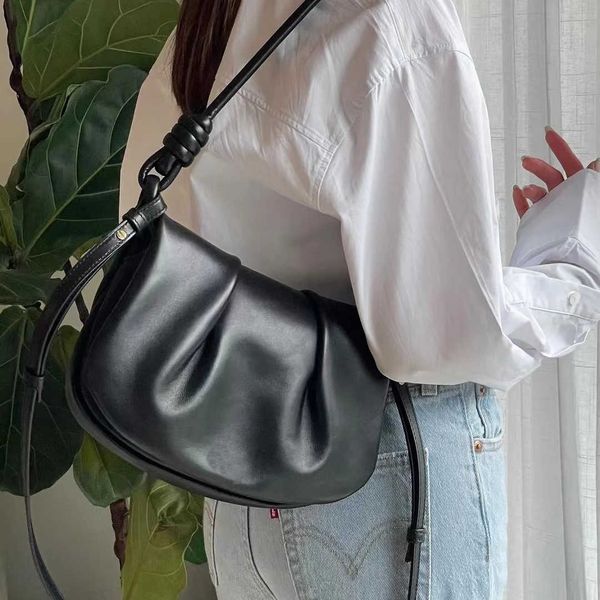 

designer underarm bag women tie satchel shoulder purse handbag letter clutch shoulder real leather handbags crossbody female bags 230715