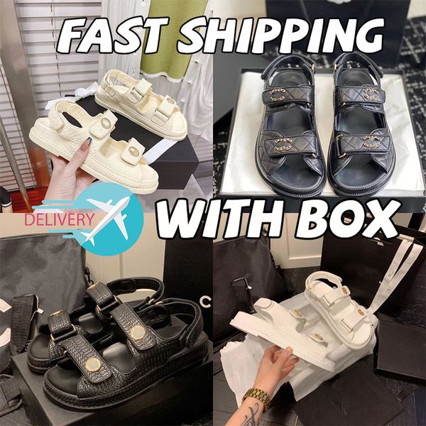 

luxurys fashion women ladies pearl calfskin dad sandals summer designer sandles shoes platform flats low pool slipper slip flip flop, Black