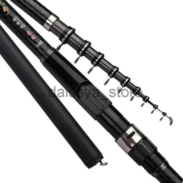 

boat fishing rods carbon fiber rock fishing rod 3.6 / 4.5 / 5.4 / 6.3 / 7.2m retractable ultra-light telescopic fishing pole super-hard gan0
