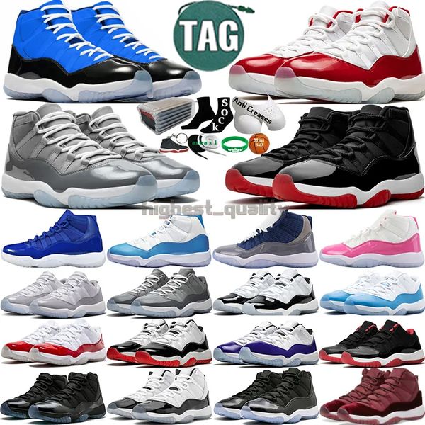 

with box men basketball shoes cherry cool grey cement concord 45 bred unc gamma blue midnight navy space jam 72-10 25th anniversary mens wom