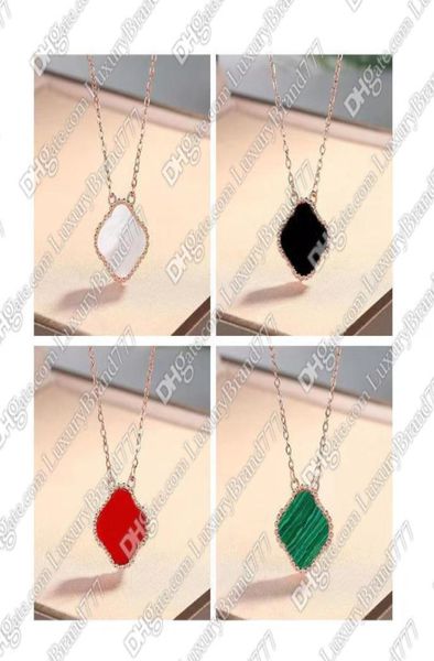 

four leaf clover necklace designer jewelry set pendant necklaces bracelet stud earring gold silver mother of pearl green flower pe6402642
