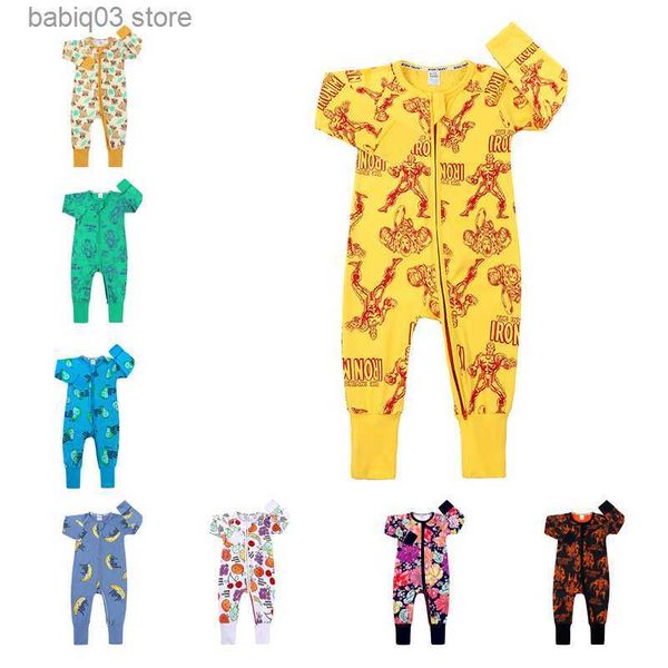 

jumpsuits 2023 children's clothing baby jumpsuit men's and women's baby romper newborn clothes cotton long sleeved crawling c, Blue