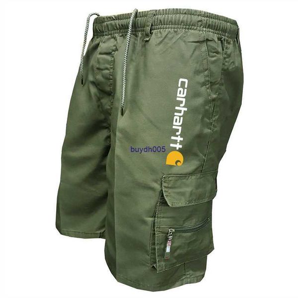 

summer new men's and women's shorts fashion brand carhart multi pocket work pants leisure outdoor fitness pants ogl3, White;black