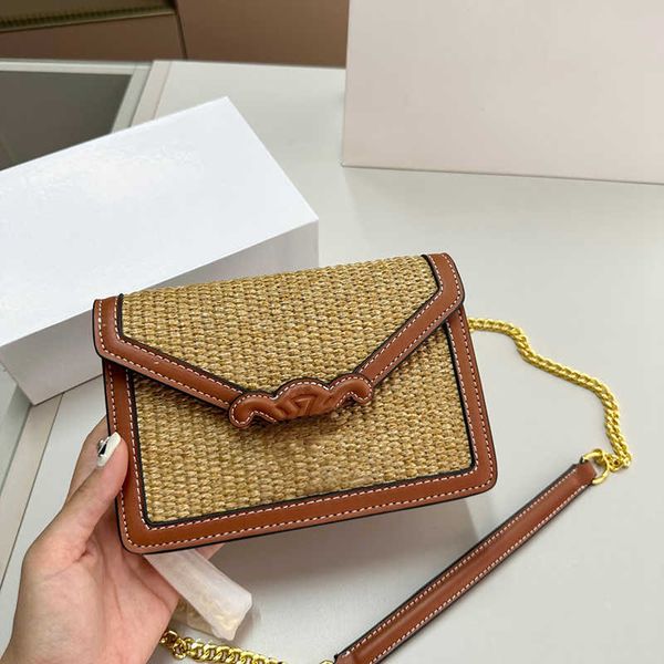 

classic flap bag straw designer bag handbag shoulder bags womens purse fashion chain mens luxury crossbody wallet 230720
