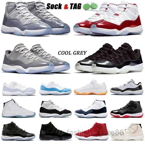 

2023 og designer retro men basketball shoes 11 11s cherry cool grey bred instinct 25th anniversary concord mens women cap and gown sport tra