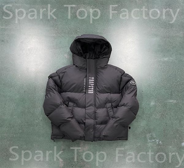 

jacket waterproof down 2.0 men decoded hooded puffer - black 1to1 quality embroidered women's coat eu sizes xs- spark factory9957613