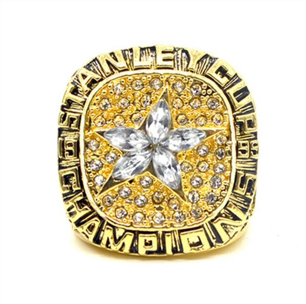 

1999 stars cup hockey championship ring wholesale 754998, Golden;silver