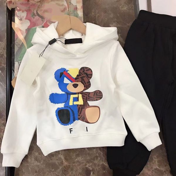 

kid designer hoodie kids sweater toddler clothes baby clothe brand Bear pattern 4 styles girls boys Long sleeved fasion design Spring autumn winter clothe