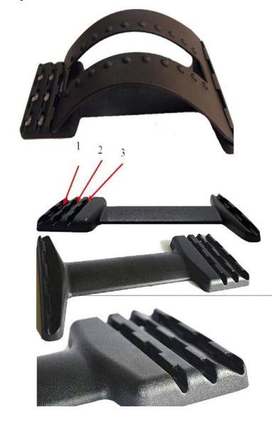 

new multilevel back massage stretching magic back support stretcher plus waist relax mate device fitness equipment composite mate8058708