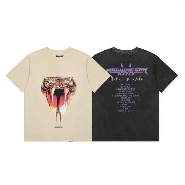 

men's t shirts summer classic short sleeve high street loose american retro couple round neck t-shirt men women, White;black