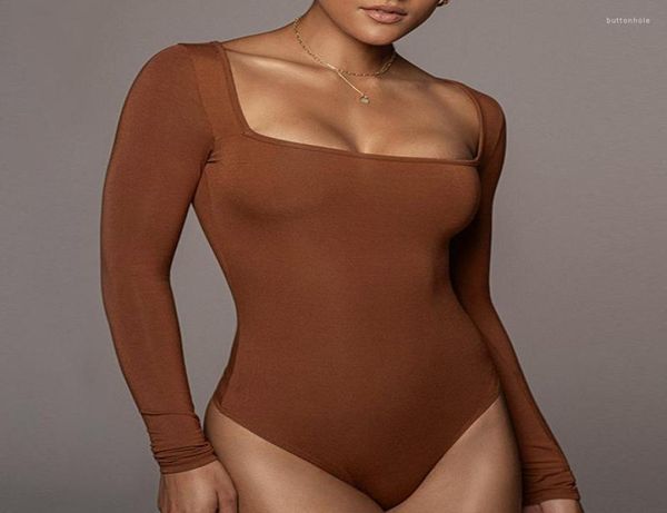 

women039s shapers autumn winter women39s square neck long sleeve fashion bodysuit jumpsuit clubwear body shapewear2629017, Black;white