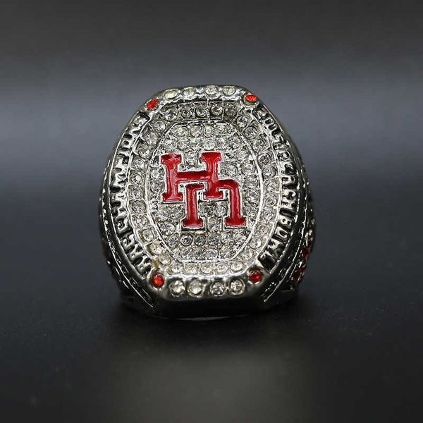 

2015 university of houston american lions peach bowl championship ring, Golden;silver