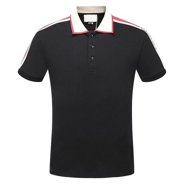 

men's short-sleeved t-shirt summer youth new polo shirt short-sleeved lapel trend slim-fit with collar half sleeve m-3xl g38, White;black