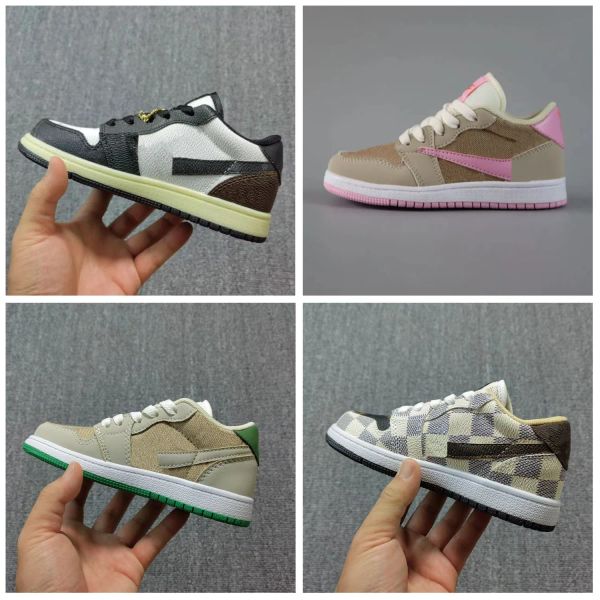 

2022 kids shoes for boy girl sports black white chunky low cows trainers boys and girls athletic outdoor sneakers children eur 25-35