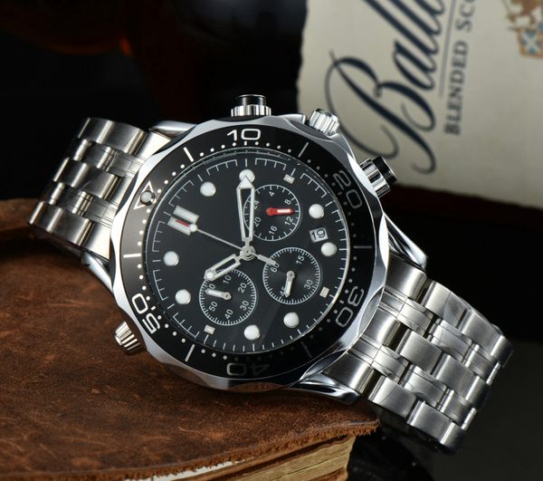 

swiss brand luxury mens watches master deisgner waterproof watch quartz movement terra sapphire glass watch, Slivery;brown
