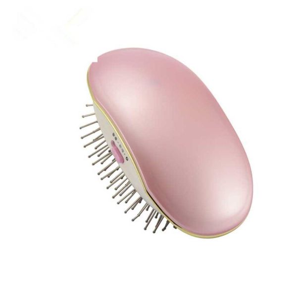 

whole ionic electric hairbrush portable electric ionic hairbrush negative ions hair comb brush modeling styling magic hairbrus1555131, Silver