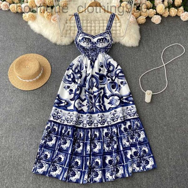

fashion casual dresses for women waist closing thin temperament suspender dress summer woman high feeling, printing beautiful a-line dress, Black;gray