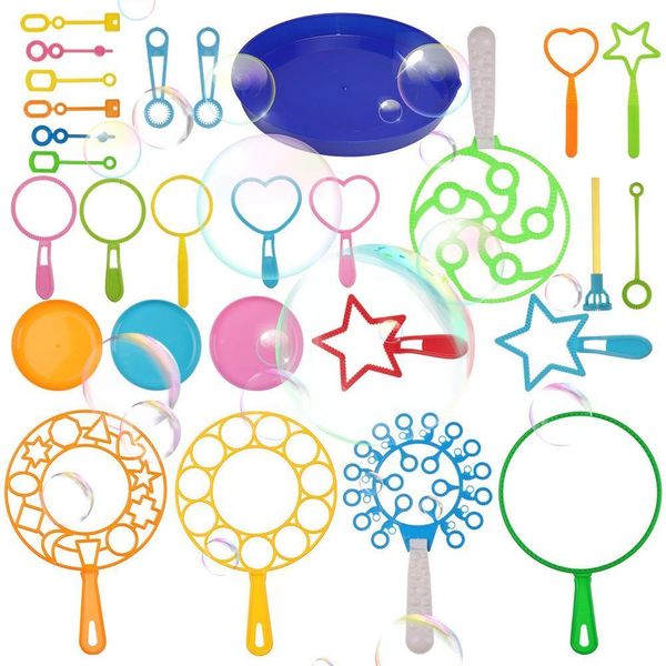 

bath toys kids children bubble wand outdoor fun soap bubbles maker blowing tool machine blower set 230719