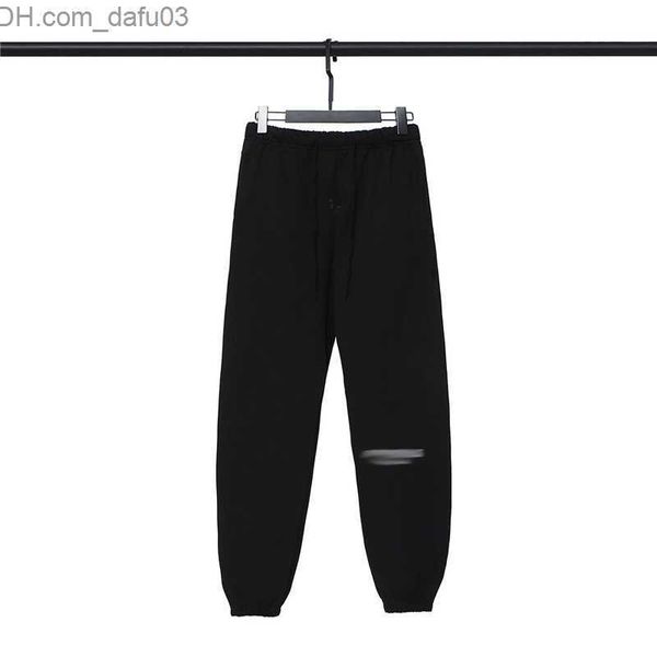 

men's pants mens pants jagger sport classic print reflective sweatpants cotton casual couple plush hip hop trousers z230720, Black