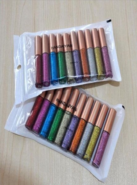 

liquid eyeshadow long lasting waterproof liquid glitter eyeliner pencils 10 colors shining shimmer eye liner makeup eyeliner8567674
