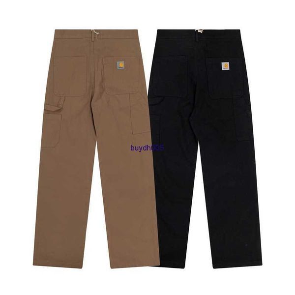 

men's pants fashion brand carhart autumn and winter new style japanese overalls straight casual zhuz, Black