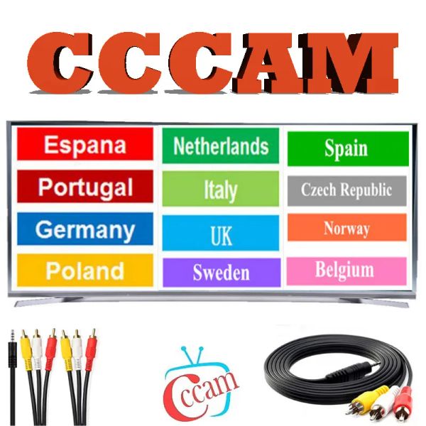 

oscam cline stable satellite receiver antenna cccam 8 lines fast stable cable europe for dvb s2 poland germany spain portugal