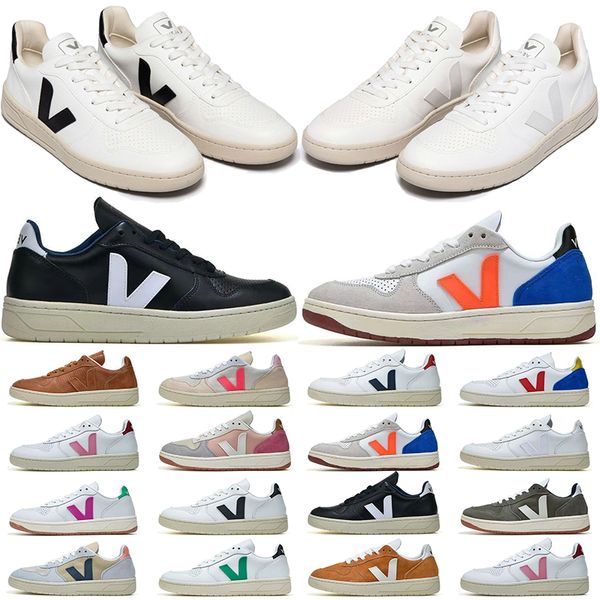 

luxury designer veja casual shoes womens sneakers original campo vejas couples white vegetarianism style black yellow outdoor low-trainers