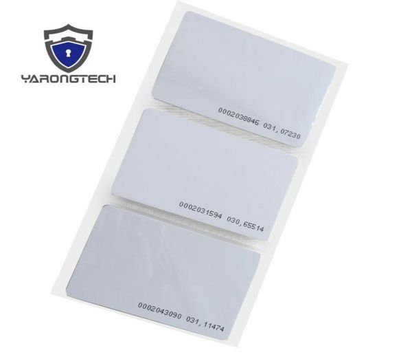 

200pcs em4100 125khz plastic rfid card for access control014401978