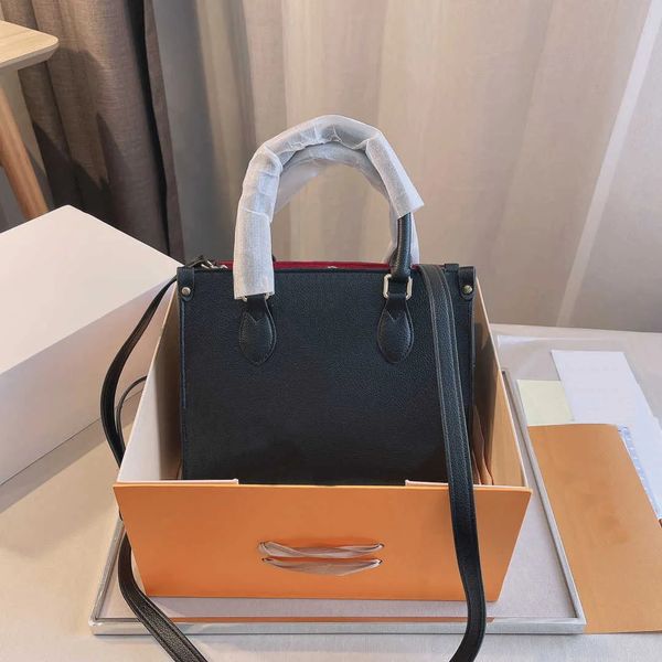 

designer bag tote shoulder grab bag cowhide crossbody bag shopping bag leather printed luxury purse tote shoulder bags