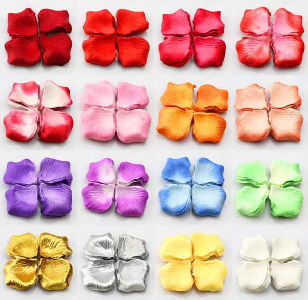 

whole artificial silk flowers wedding flowers rose petals 100pcsbag valentine039s favor party table carpet decorations2142404