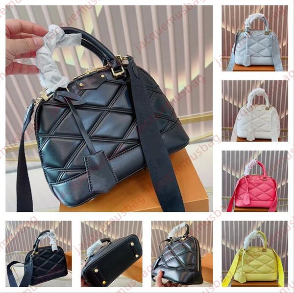 

alma bb handbag designer shell bag l women handbag grid quilting tote shoulder crossbody clutch wallet hobo purses fashion satchels dhgate v
