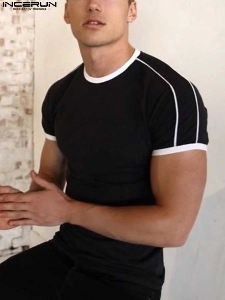 

men's t-shirts casual all-match simple new men camiseta streetwear wear tees party fashion male short-sleeved t-shirts s-5xl 2023 l230, White;black