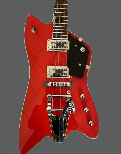 

6-string electric guitar, chrome hardware, black pickguard, oem, ing
